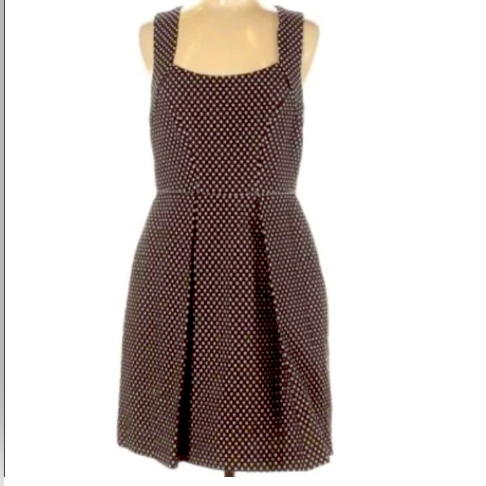 $495 Shoshanna Maxine Sleeveless Coastal Cowgirl Polka Dot Classic Mini Dress 4
